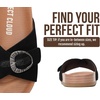 image:imageProject Cloud Genuine Suede Adjustable Buckle Slides for Women FootwearBlack Suede