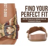 image:imageProject Cloud Genuine Suede Adjustable Buckle Slides for Women FootwearBrown Raffia