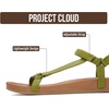 image:imageProject Cloud Sandals for Women Strappy Adjustable Slides 2026Olive