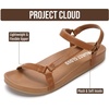image:imageProject Cloud Sandals for Women Strappy Adjustable Slides 2026Whiskey