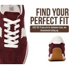 image:imageWomens Sneakers Memory Foam  Lightweight Lace Up Shoes for Women 2026Madisonburgundy
