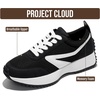 image:imageWomens Sneakers Memory Foam  Lightweight Lace Up Shoes for Women 2026Serenablack