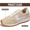 image:imageWomens Sneakers Memory Foam  Lightweight Lace Up Shoes for Women 2026Taupe