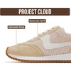 image:imageWomens Sneakers Memory Foam  Lightweight Lace Up Shoes for Women 2026Taupe