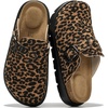 Dark Leopard Suede