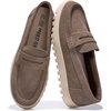 image:image100 Genuine Leather Slipon Loafers for Women Casual Moccasins Women ShoesMushroom Suede