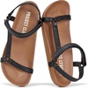 image:imageProject Cloud Sandals for Women Strappy Adjustable Slides 2026Black