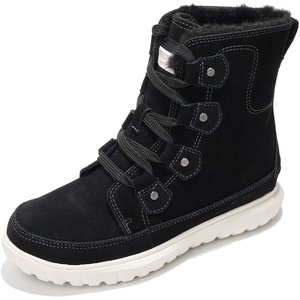 image:image100 Genuine Leather Snow Boots for Women  Waterproof Boots for Women 2026Black