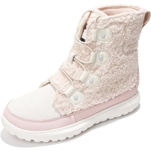 image:image100 Genuine Leather Snow Boots for Women  Waterproof Boots for Women 2026Pink