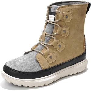 image:image100 Genuine Leather Snow Boots for Women  Waterproof Boots for Women 2026Taupe
