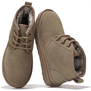 image:image100 Genuine Leather Womens Ankle Boots for Women  Fall Shoes 2026Bark