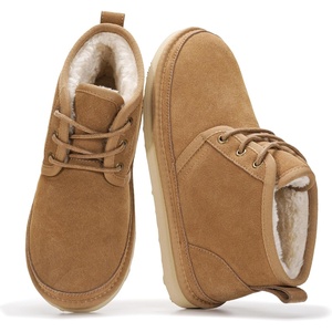 image:image100 Genuine Leather Womens Ankle Boots for Women  Fall Shoes 2026Wheat Suede