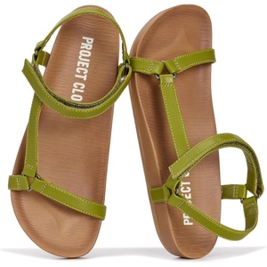 image:imageProject Cloud Sandals for Women Strappy Adjustable Slides 2026Olive