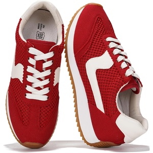 image:imageWomens Sneakers Memory Foam  Lightweight Lace Up Shoes for Women 2026Madisonred
