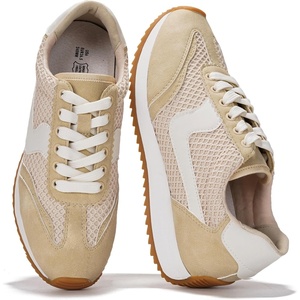image:imageWomens Sneakers Memory Foam  Lightweight Lace Up Shoes for Women 2026Taupe