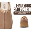 image:imageGenuine Leather Womens Slippers Warm Shearling Platform Slippers for WomenChestnut