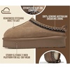 image:imageGenuine Leather Womens Slippers Warm Shearling Platform Slippers for WomenTaupe Suede