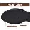 image:imageProject Cloud 100 Genuine Leather Dressy Flat Womens Sandals CannesBlack
