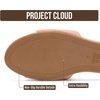 image:imageProject Cloud 100 Genuine Leather Dressy Flat Womens Sandals CannesCherry Blossom
