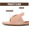 image:imageProject Cloud 100 Genuine Leather Dressy Flat Womens Sandals CannesCherry Blossom