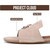 image:imageProject Cloud 100 Genuine Leather Dressy Flat Womens Sandals CannesLatte