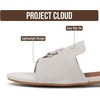 image:imageProject Cloud 100 Genuine Leather Dressy Flat Womens Sandals CannesLondon Fog