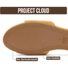 image:imageProject Cloud 100 Genuine Leather Dressy Flat Womens Sandals CannesTurmeric
