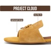 image:imageProject Cloud 100 Genuine Leather Dressy Flat Womens Sandals CannesTurmeric