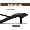 image:imageProject Cloud 100 Genuine Leather Fashion Kitten Heels for WomenBlack