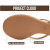 image:imageProject Cloud 100 Genuine Leather Fashion Kitten Heels for WomenTan Leather