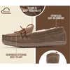 image:imageProject Cloud 100 Genuine Leather Moccasin Slippers for Women LoafersTaupe Suede
