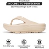 image:imageProject Cloud Flip Flops for Women Footwear  Memory Foam and Lightweight Platform Sandals Women Beach Vacation Essentials  Non Slip Durable and Soft Slippers AbraBeige