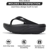 image:imageProject Cloud Flip Flops for Women Footwear  Memory Foam and Lightweight Platform Sandals Women Beach Vacation Essentials  Non Slip Durable and Soft Slippers AbraBlack