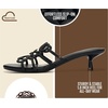 image:imageProject Cloud Kitten Heels for Women  Stylish Sandals Women DressyBlack