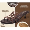 image:imageProject Cloud Kitten Heels for Women  Stylish Sandals Women DressyDark Brown