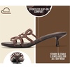 image:imageProject Cloud Kitten Heels for Women  Stylish Sandals Women DressyDark Brown