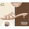 image:imageProject Cloud Kitten Heels for Women  Stylish Sandals Women DressyDusty Pink