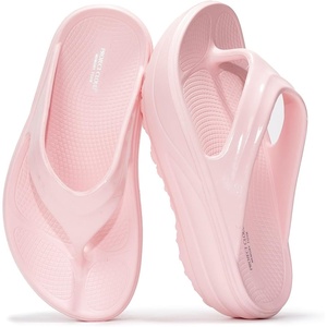image:imageProject Cloud Flip Flops for Women Footwear  Memory Foam and Lightweight Platform Sandals Women Beach Vacation Essentials  Non Slip Durable and Soft Slippers AbraPink