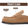 image:image100 Genuine Leather Slip On Womens Clogs  Fall Mules for Women 2026Almond Suede
