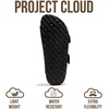 image:image100 Genuine Leather Cork Footbed Sandals Women Slides Sandals for WomenBlack Patent