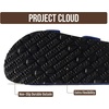 image:image100 Genuine Leather Cork Footbed Sandals Women Slides Sandals for WomenCobalt