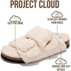 image:image100 Genuine Leather Cork Footbed Sandals Women Slides Sandals for WomenOffwhite