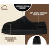 image:imageProject Cloud 100 Genuine Suede Slippers for Women  Fall Shoes for WomenBlack Suede