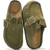 image:imageProject Cloud 100 Genuine Leather Clogs for Women  Womens Mules amp ClogsOlive Suede