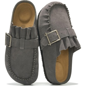 image:imageProject Cloud 100 Genuine Leather Clogs for Women  Womens Mules amp ClogsCharcoal Suede