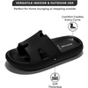image:imageProject Cloud House Slippers Womens Sandals  NonSlip and Lightweight Recovery Slippers for Women Beach Essentials Water Slides for Women Pillow Strap Black 75
