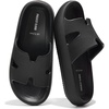 image:imageProject Cloud House Slippers Womens Sandals  NonSlip and Lightweight Recovery Slippers for Women Beach Essentials Water Slides for Women Pillow Strap Black 75