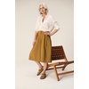 image:image100 Genuine Leather Ankle Strap Footbed Sandals Women Slingback SandalsCognac Leather