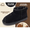 image:image100 Genuine Leather Girls Boots Water Resistant Ankle Boots for GirlsBlack