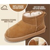 image:image100 Genuine Leather Girls Boots Water Resistant Ankle Boots for GirlsChestnut